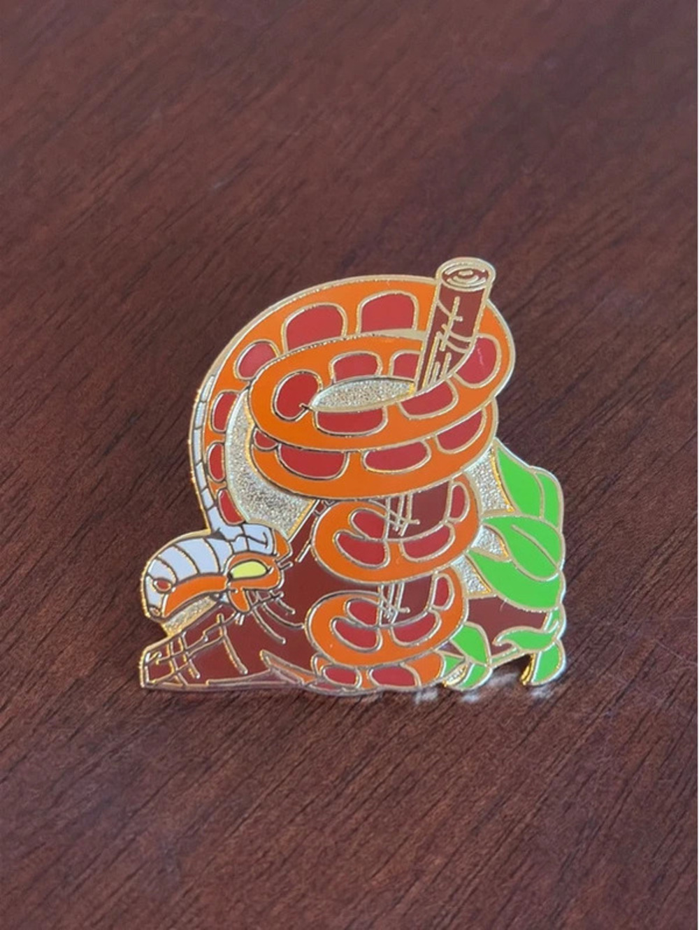 Disney WDW 2003 Cast Lanyard Series 2 Jungle Book Kaa Snake Trading Pin